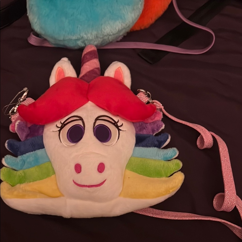 Colorful Unicorn Kids Crossbody Bag